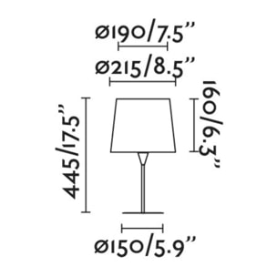 CONGA S lampe de table blanc/blanc