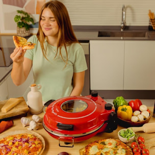 Cecotec Pizza maker Appareil à pizza Fun Pizza&Co Mamma Mia Vista