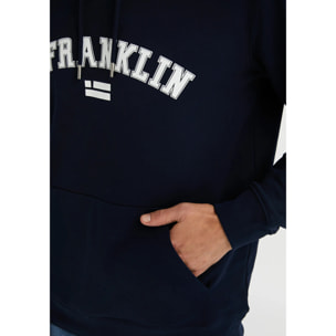 Sudadera Básica Varsity Hoodie en Azul Marino D.Franklin