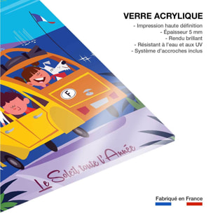 Tableau le soleil de la cote d'azur Tableau plexiglas