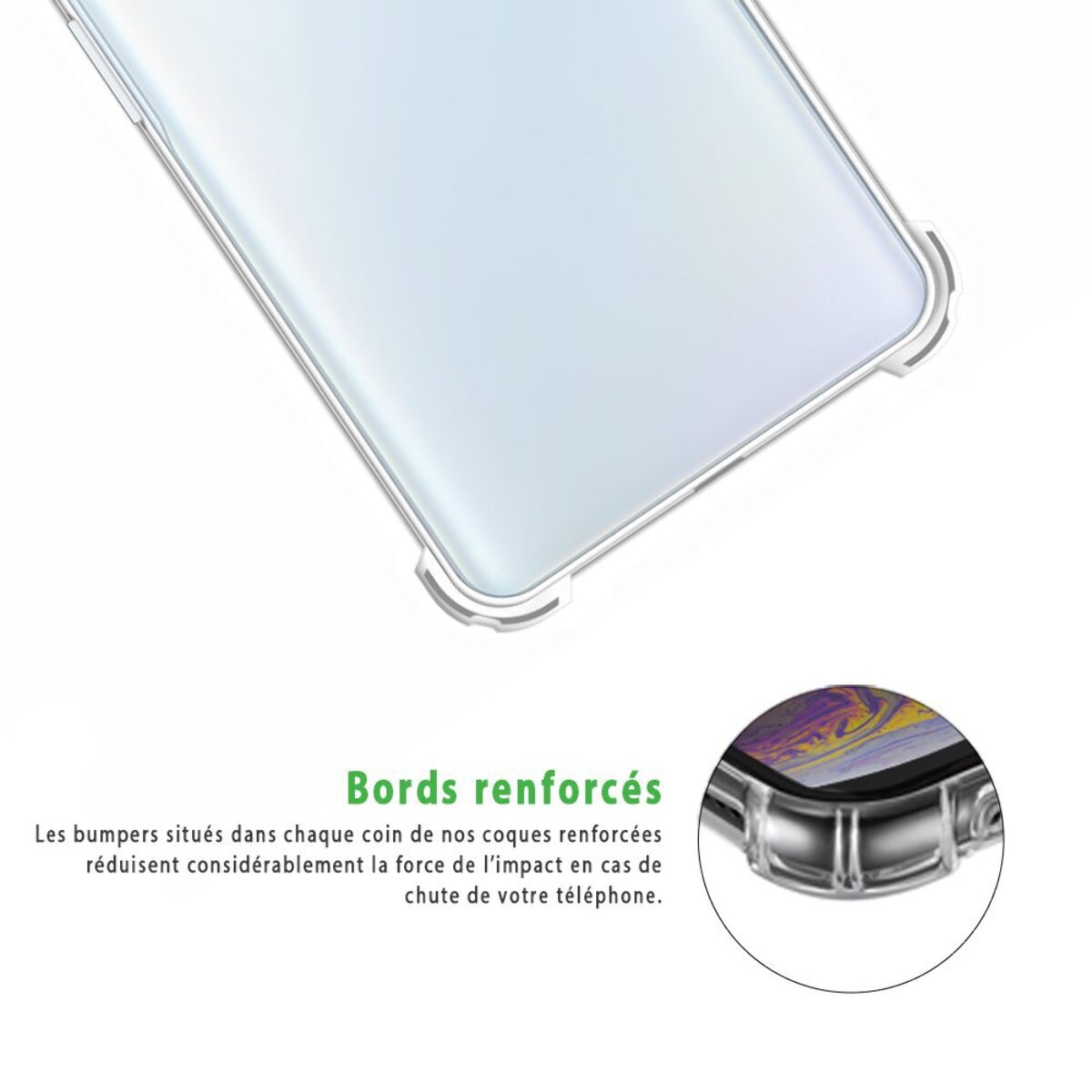 Coque Xiaomi Redmi Note 10 Pro Antichoc Silicone + 2 Vitres en verre trempé Protection écran