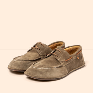 Zapatos N5675 SILK SUEDE LAND/ BARE color Land