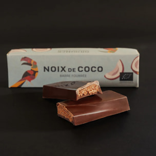 Barre Fourrée Praliné Coco - Bean To Bar - 35g Bio