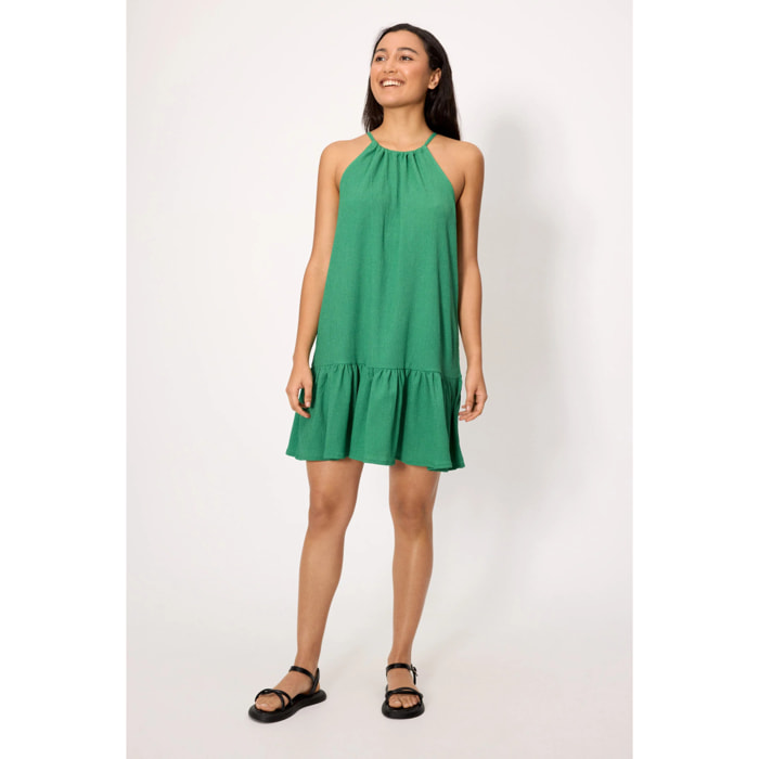 Vestito corto Verde