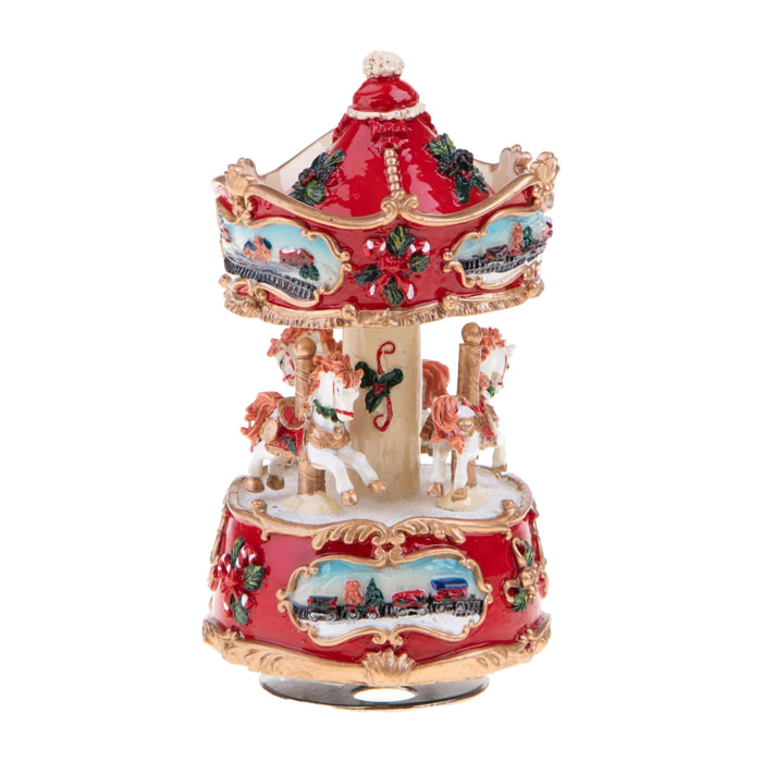 Giostra 8xh13, carillon natale - Pezzi 1 - ROSSO - Bianchi Dino SpA