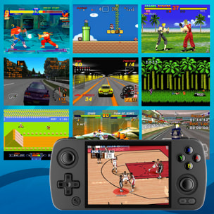 Console emulatore multipiattaforma RG405M. Touchscreen IPS da 4"; Android 12, Octa-Core 2.0GHz, WiFi, 128GB. +3000 giochi.