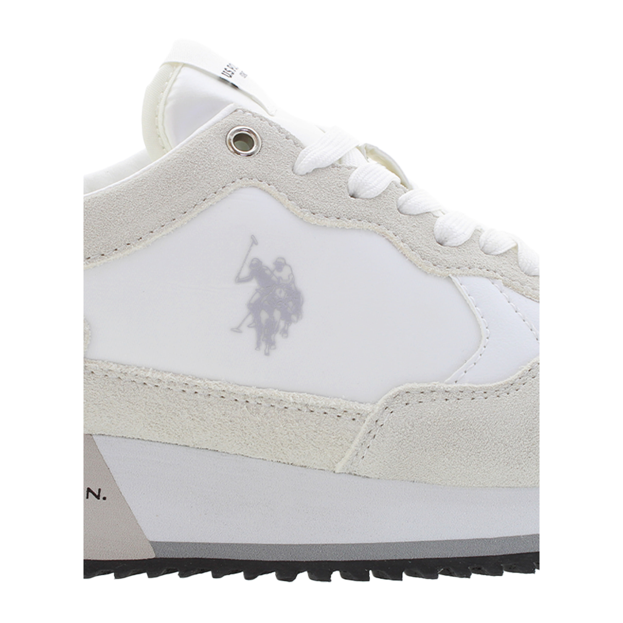 U.S. Polo Assn. - Sneakers SACHA005WDSN2 in camoscio per donna