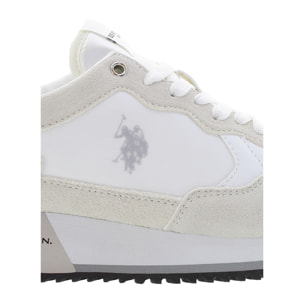 U.S. Polo Assn. - Sneakers SACHA005WDSN2 in camoscio per donna