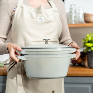 3-pcs, Set empilable, Truffe blanche