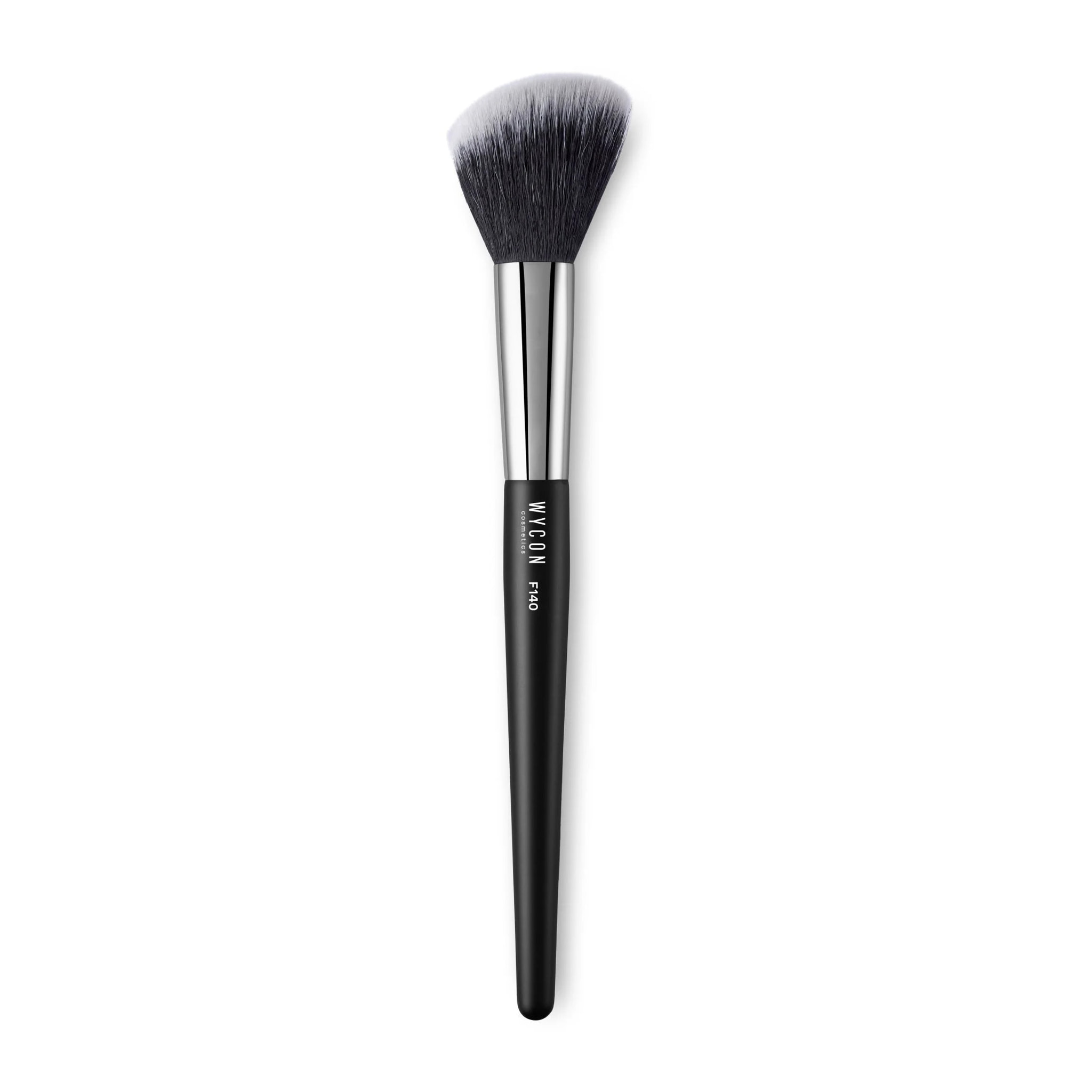 F140 - SOFT CHEEK BRUSH Pennello viso dalla forma obliqua ideale per applicare prodotti in polvere e crema