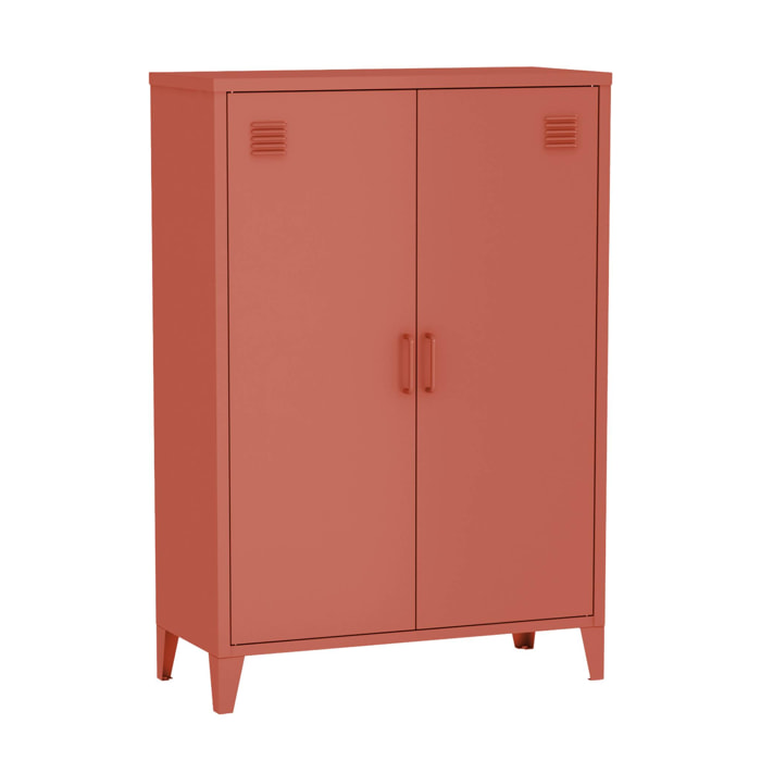 Commode/armoire industrielle métal 2 portes SOHO