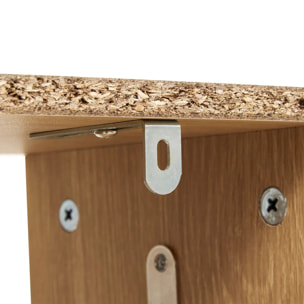 Dérouleur salle de bain Abana bois clair