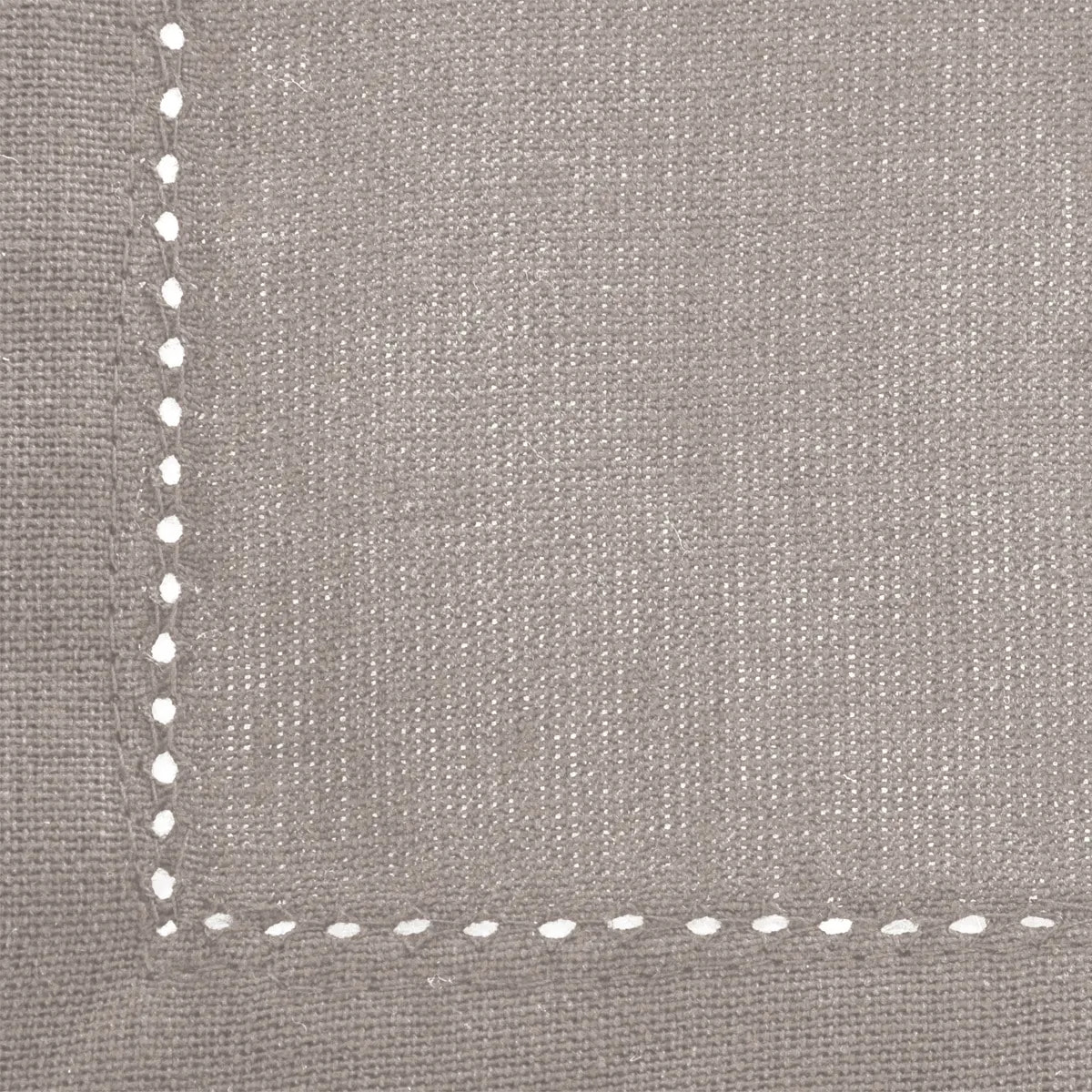 Nappe "Jane" - coton chambray - gris clair 140x240 cm