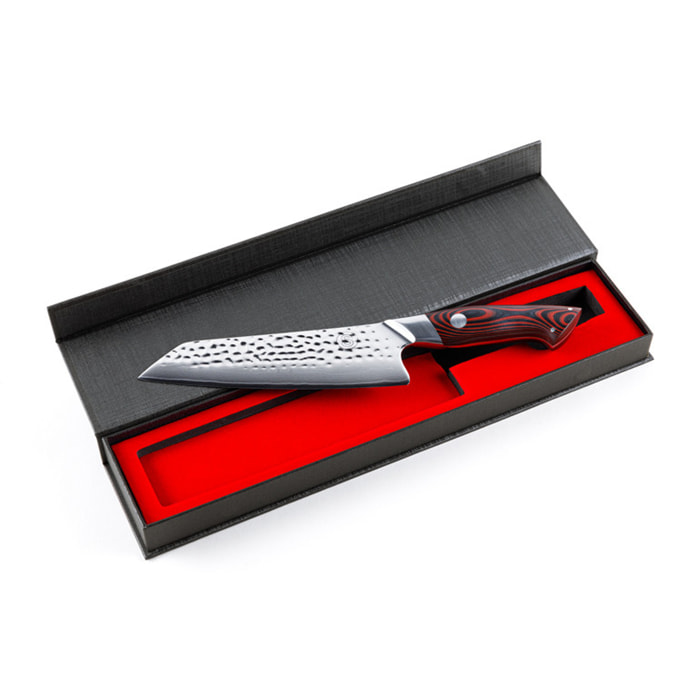Couteau de chef SANTOKU 7 pouces, gamme Magma