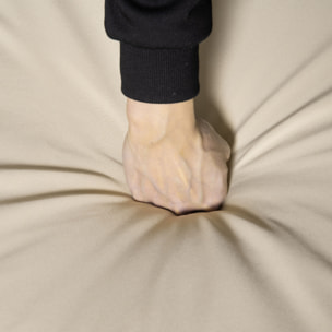 Conjunto de Jardín Exterior de Ratán, Conjunto Terraza, Muebles Jardín Exterior 6 Piezas Incluye Cojines, Sofá Doble, Sofá 3 Plazas, 2 Sillones, 2 Mesas Auxiliares con Almacenamiento, Caqui