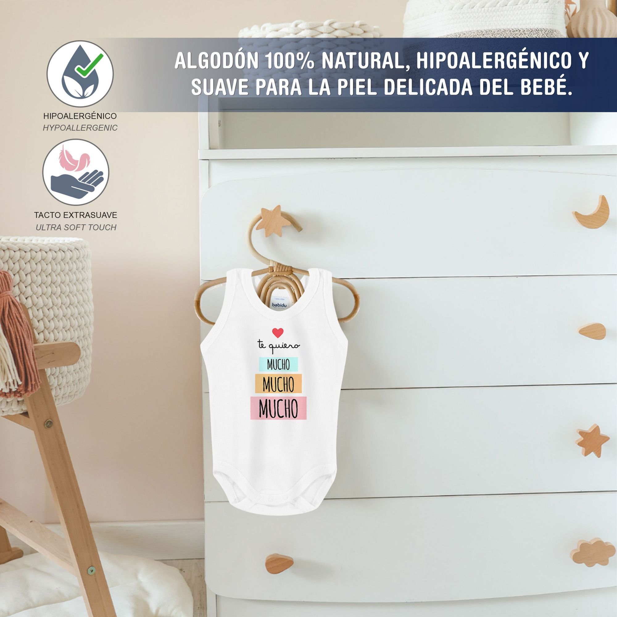 Body bebé tirantes personalizado frases