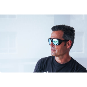 Gafas de sol OCEAN MAUI - montura negra / lentes Revo azules