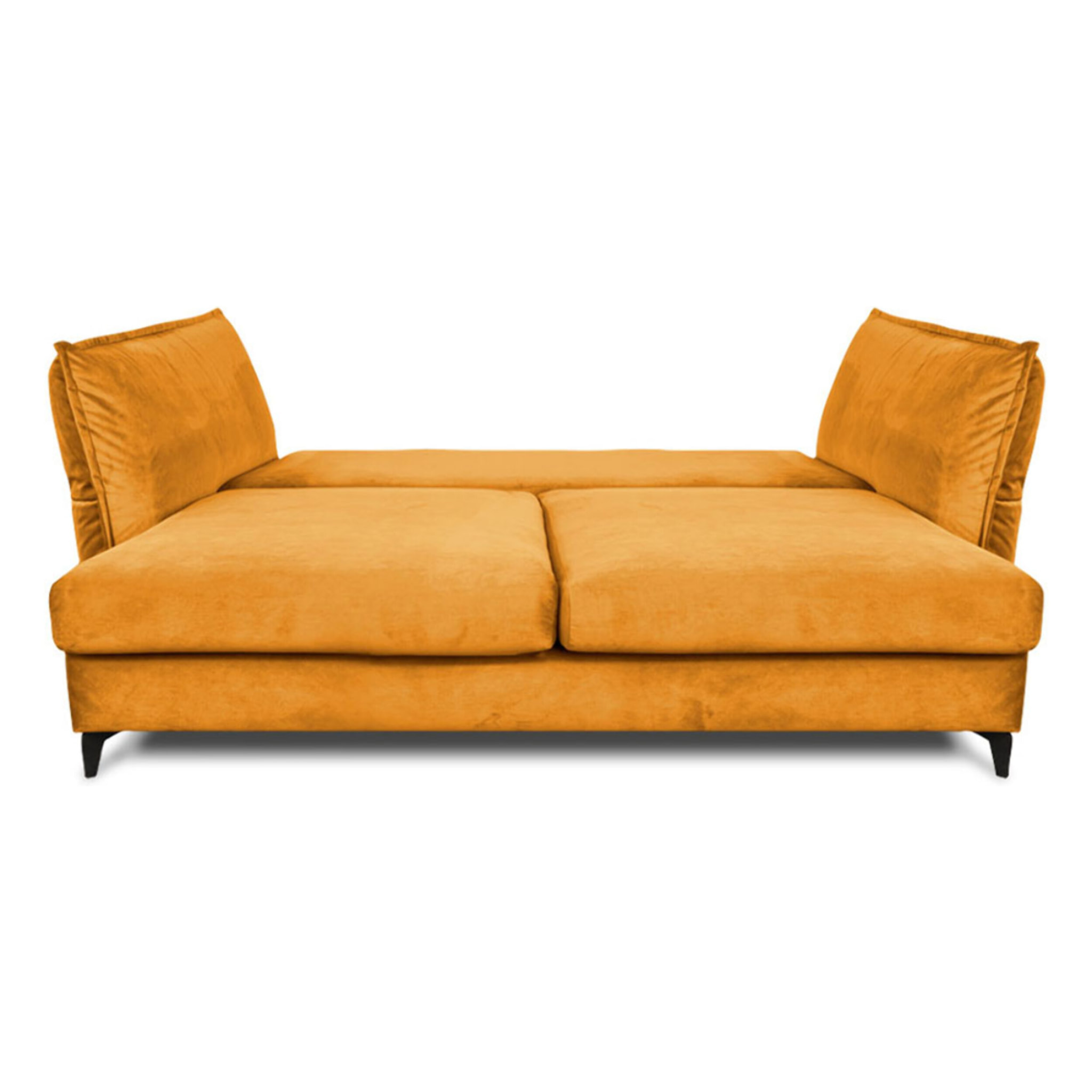 Canapé Velours Droit Convertible Verduro - 3 Places