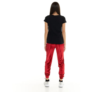 T-shirt Leone donna con maniche corte Scooter
