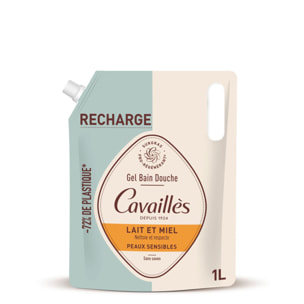 Lait et Miel - Eco-Recharge Gel Bain et Douche 1000 ml