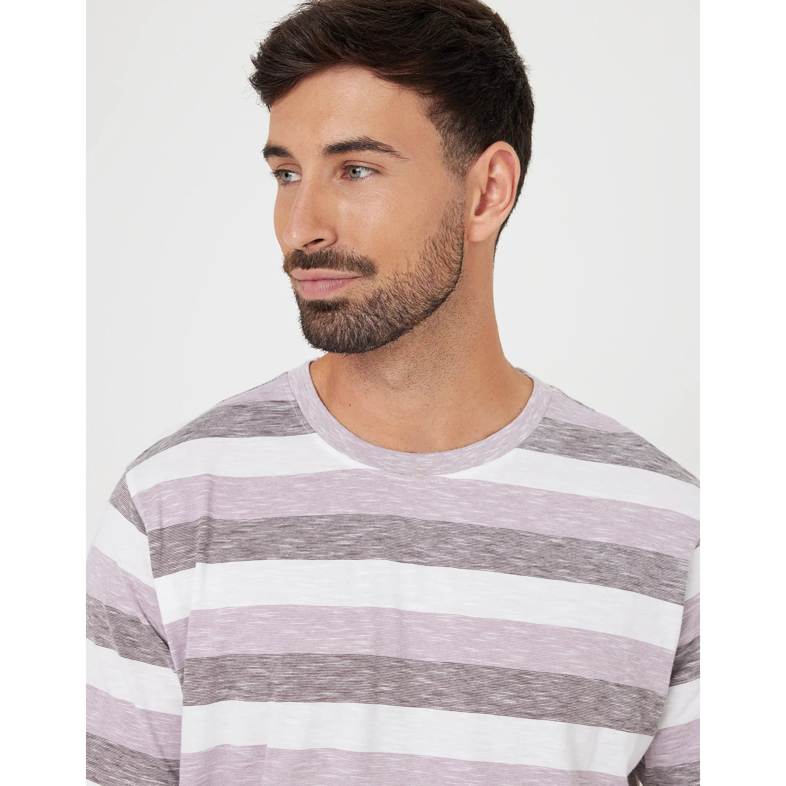 Camiseta Manga Corta Algodón Morado - Galizury