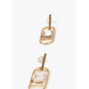 Orecchini gioiello LOGO ovale