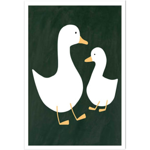 Affiche enfant oie  Affiche seule