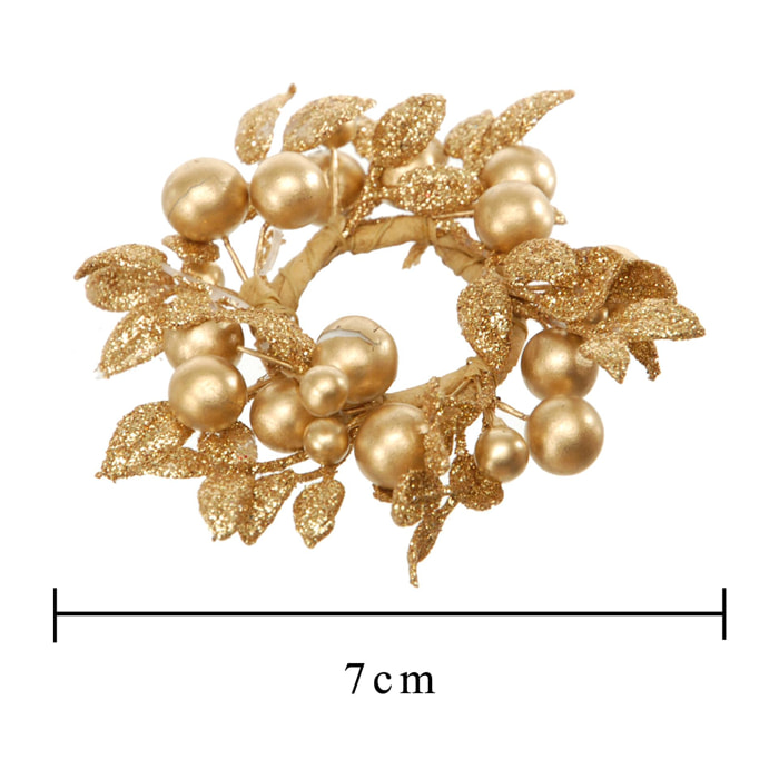 Girocandelacon bacche - Pezzi 12 - ORO - Bianchi Dino SpA