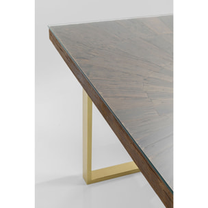 Table Conley pieds laiton Kare Design