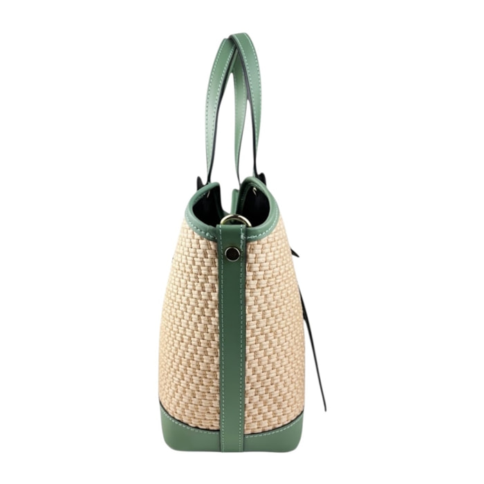 Borsa a mano Cheval Firenze Gallipoli Verde Salvia