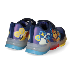 Zapatilla deportiva infantil suela ligera con luces "Paw Patrol"