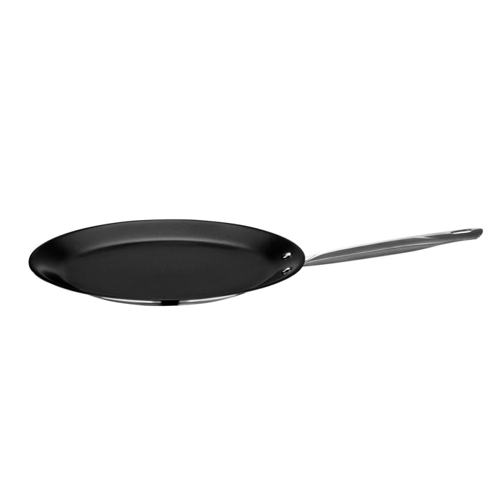 Elysée - Crêpière en inox revêtue 28 cm