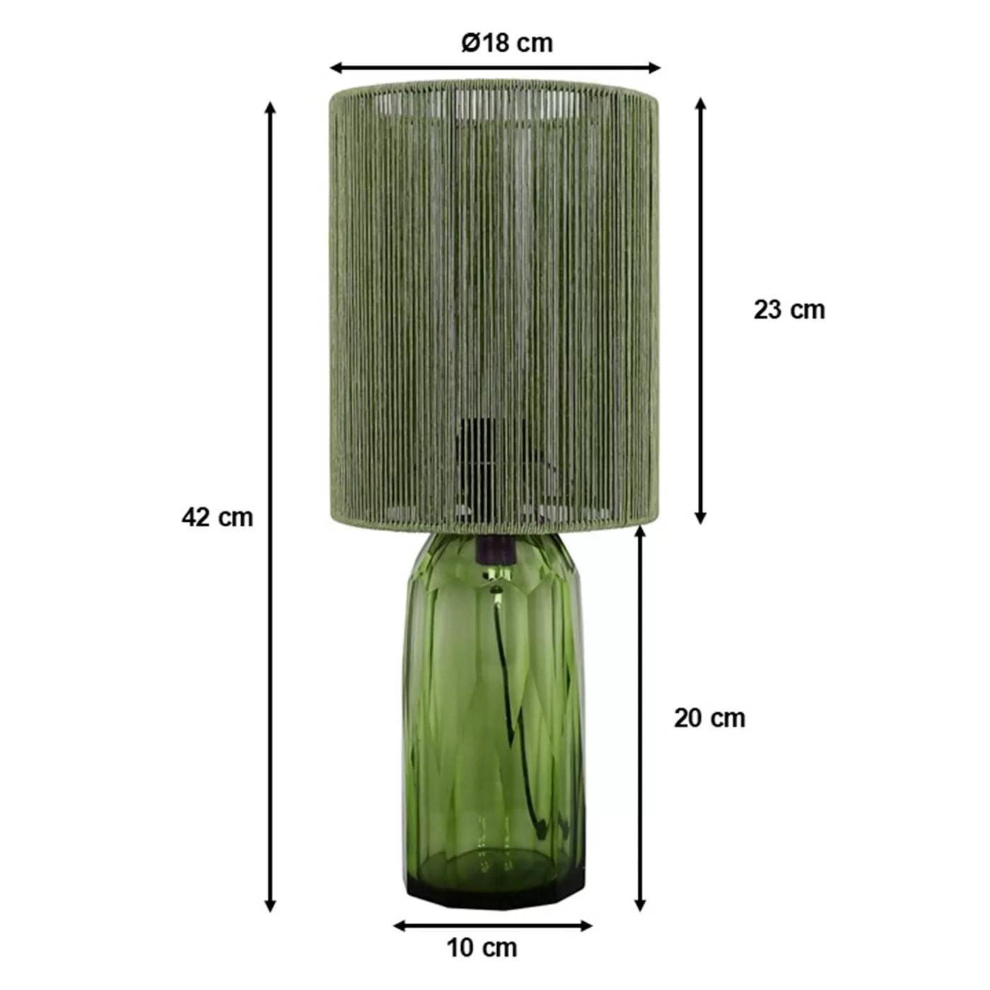 Lampe Veccio verte Kare Design