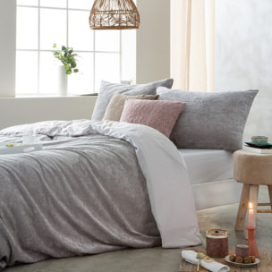 Housse de couette velvet beige