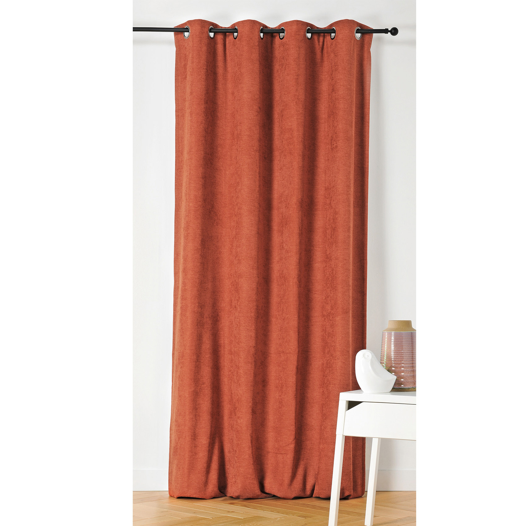 Rideau Alaska isolant et 100 % occultant - Orange Foncé
