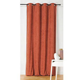 Rideau Alaska isolant et 100 % occultant - Orange Foncé
