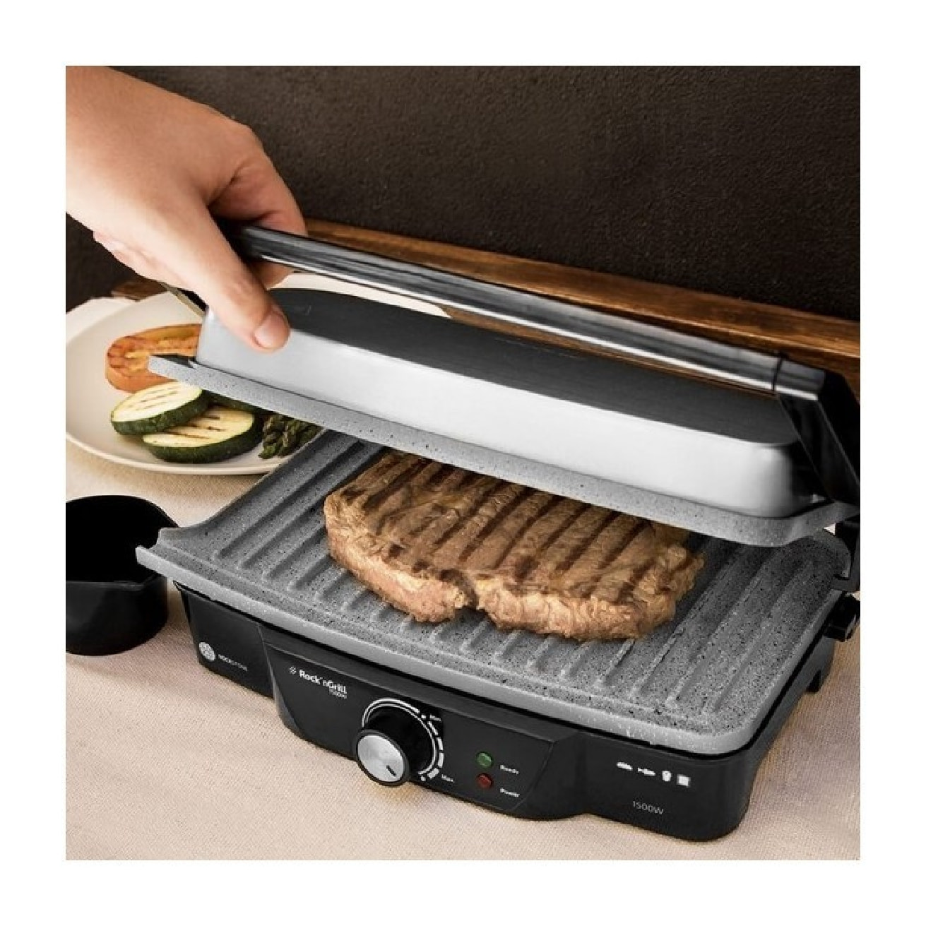 Cecotec Grill électrique Grill électrique Rock’nGrill 1500