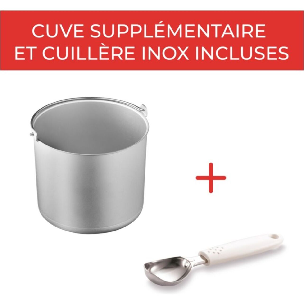 Turbine à glace LAGRANGE Glaces Pro 2L double cuve 419022