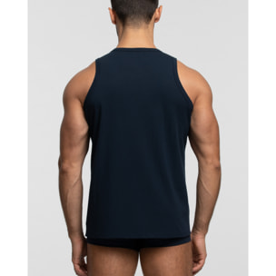 Canotta a spalla grande in cotone organico Cotton Planet vestibilità comfort