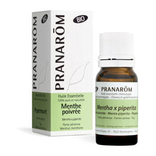 Pranarom - Huile Essentielle de Menthe poivrée - Bio - 10 ml