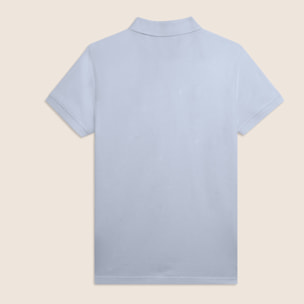 Polo Uomo Freddy in Piquet di Cotone con Logo Outline