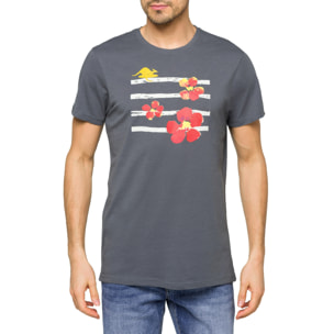 T-shirt in cotone 150 gr Hot Buttered Marvel Grigio.