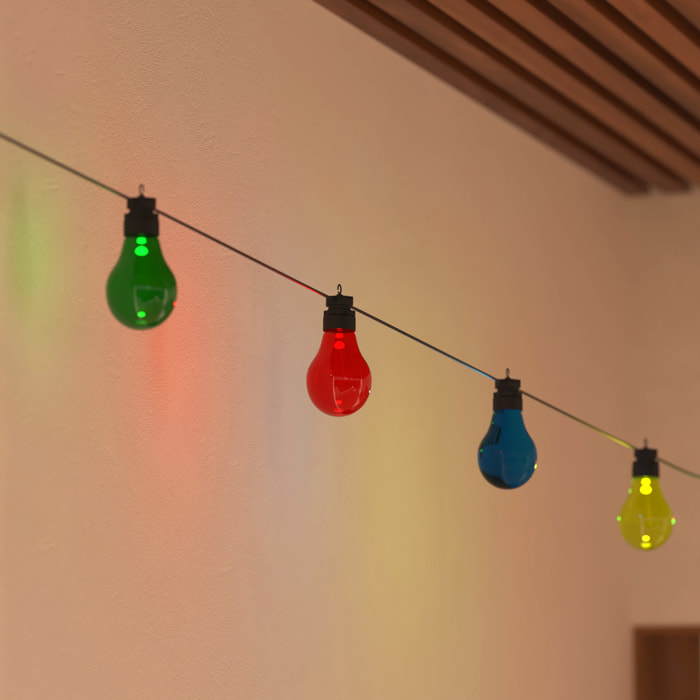 Guirlande LED outdoor multicolore L500cm