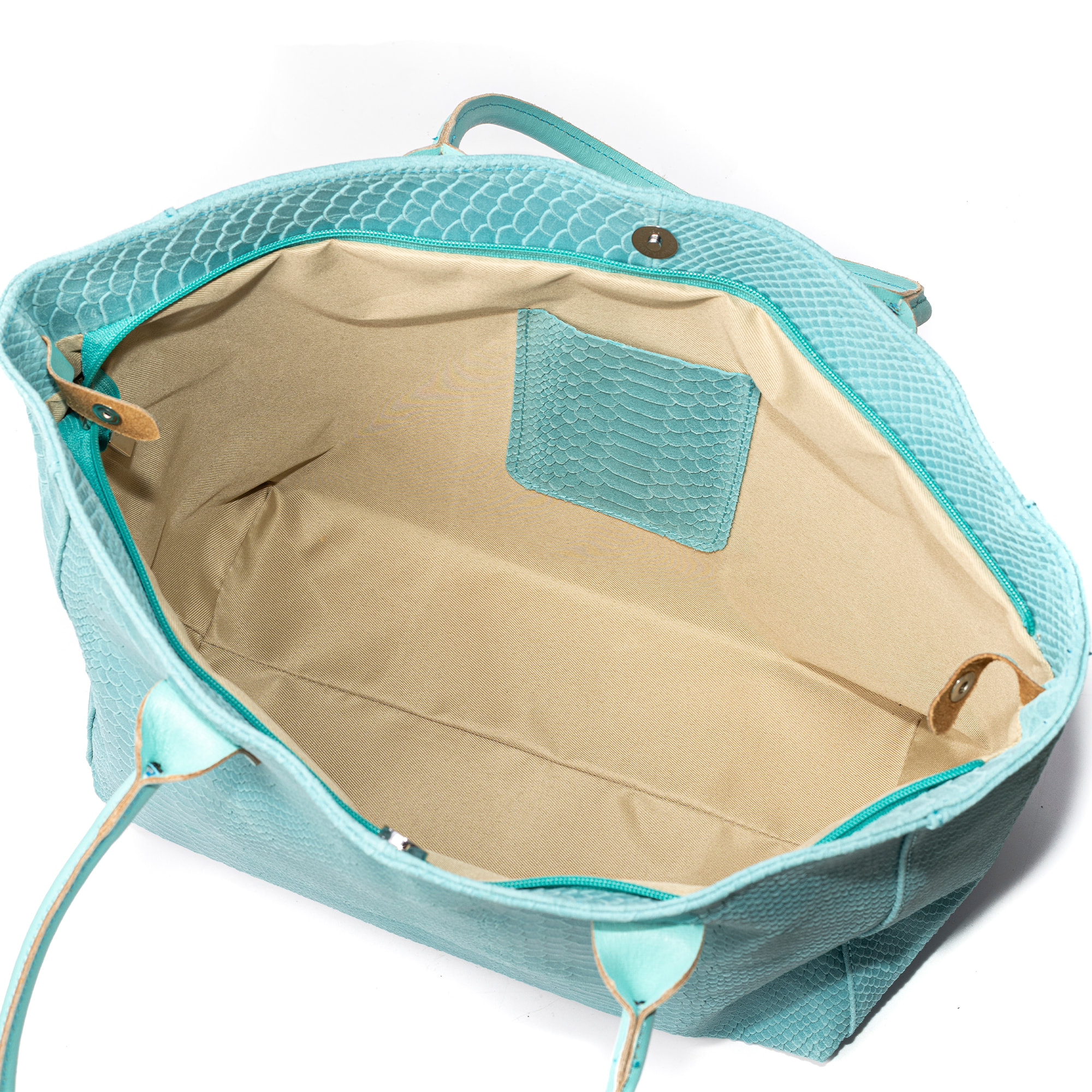 Avola bolso de hombro mujer. Piel auténtica Gamuza grabado serpiente.