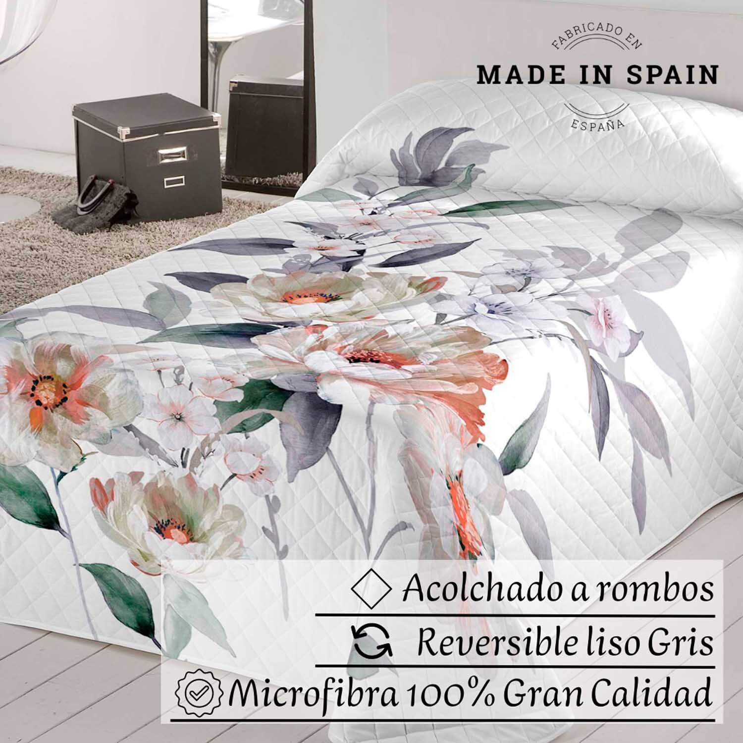 Icehome - Colcha Bouti Estampada - 100% Poliéster - Microfibra - 70 gr/m² - Cheer