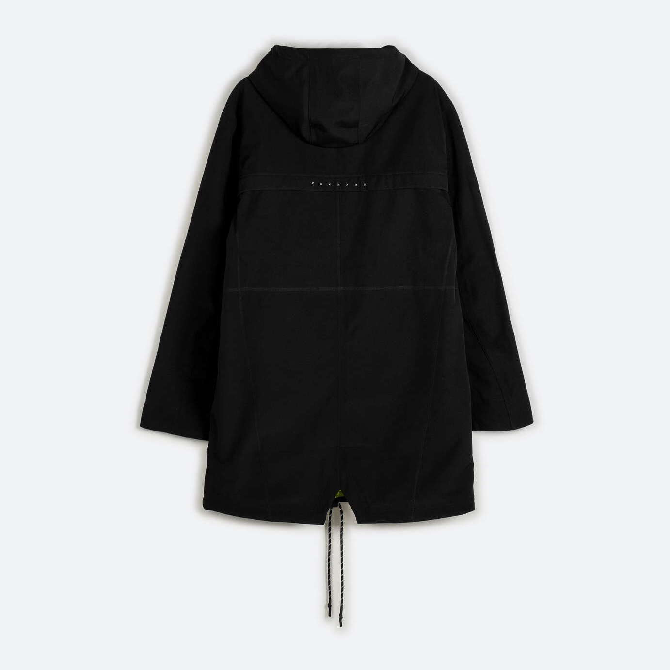 Parka MUNICH rain lifestyle de poliéster negro