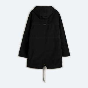 Parka MUNICH rain lifestyle de poliéster negro