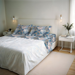COMPLETO LETTO RIVER MATRIMONIALE SEPIK BLUE