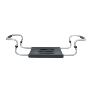 MSV Grand siège de baignoire extensible 50-70cm Gris - Max 120kg