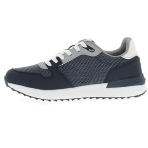 Armata di Mare Scarpe Uomo Sneakers Vintage Running con Soletta Rimovibile in Memory Foam AMU S25N717 Navy Light Grey